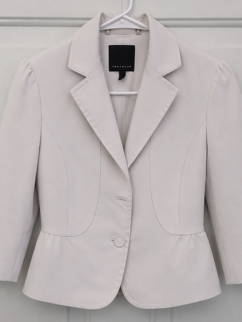 The Limited White Peplum Style Blazer